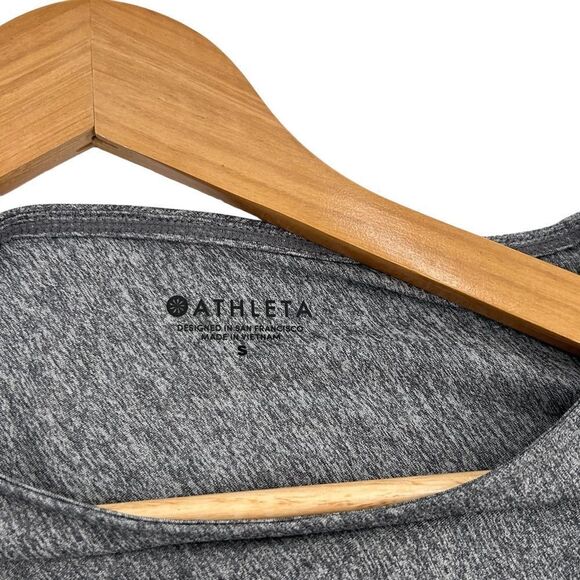 Athleta sunlover Hilo gray heathered upf asymmetric dress size small - Picture 9 of 10